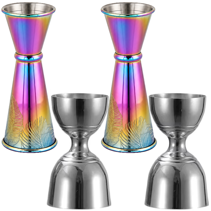 Spirit Measure Jigger - 30/60ml Cocktail Bar Stainless Steel Jigger