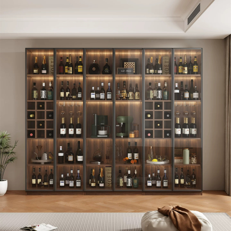 Wine & Beer Emporium - Home Living room glass display cabinets
