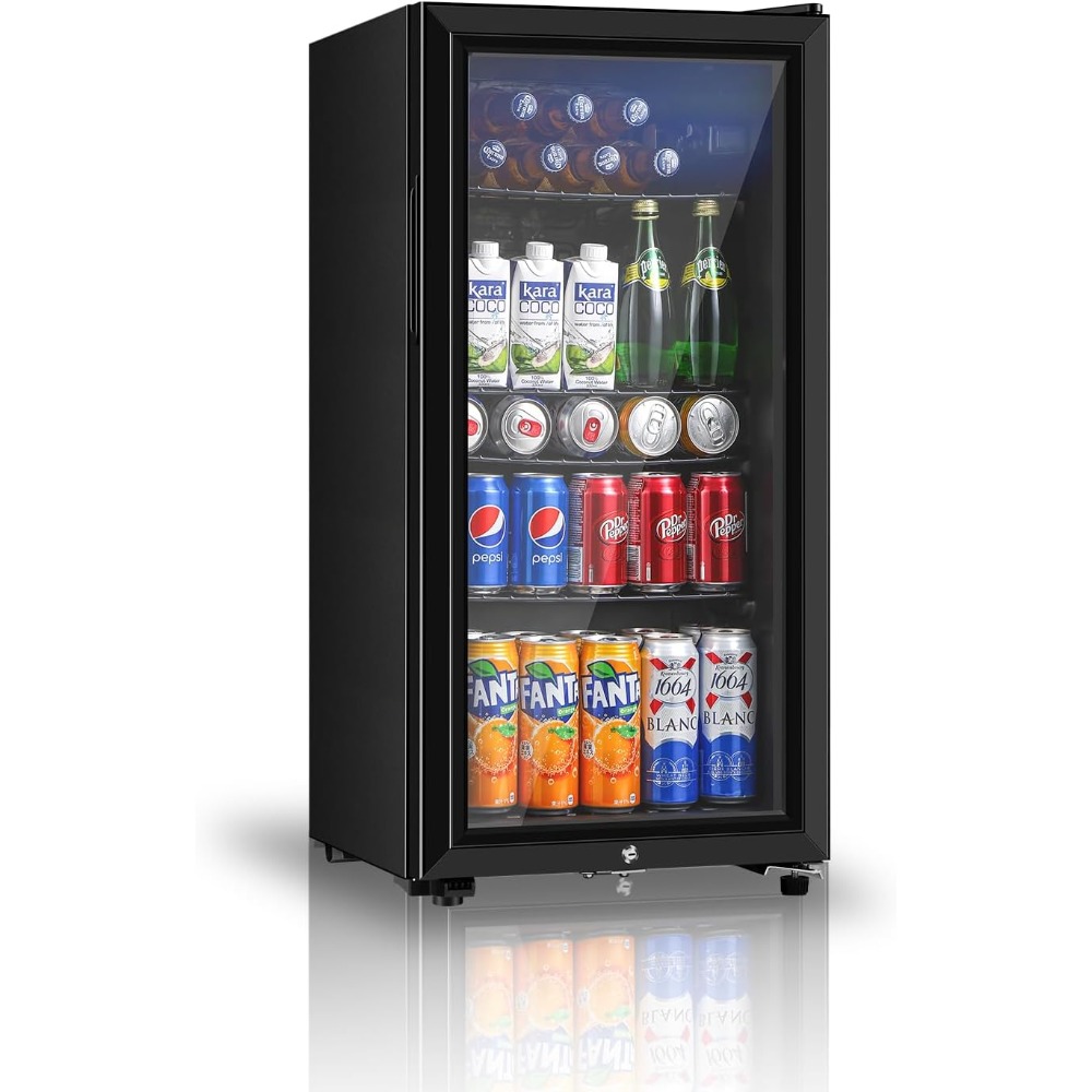 Wine Beer Refrigerator - Beverage Refrigerator, Three Point Two Cubic