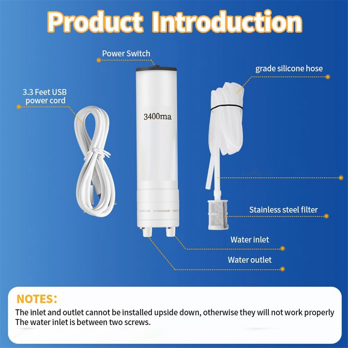 Beer Wine Kit - Portable USB Electric Auto Siphon Self