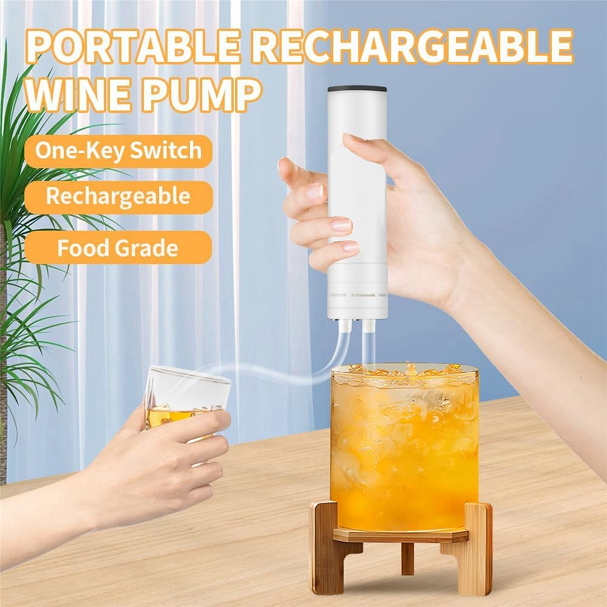 Beer Wine Kit - Fast！Portable USB Electric Auto Siphon Self
