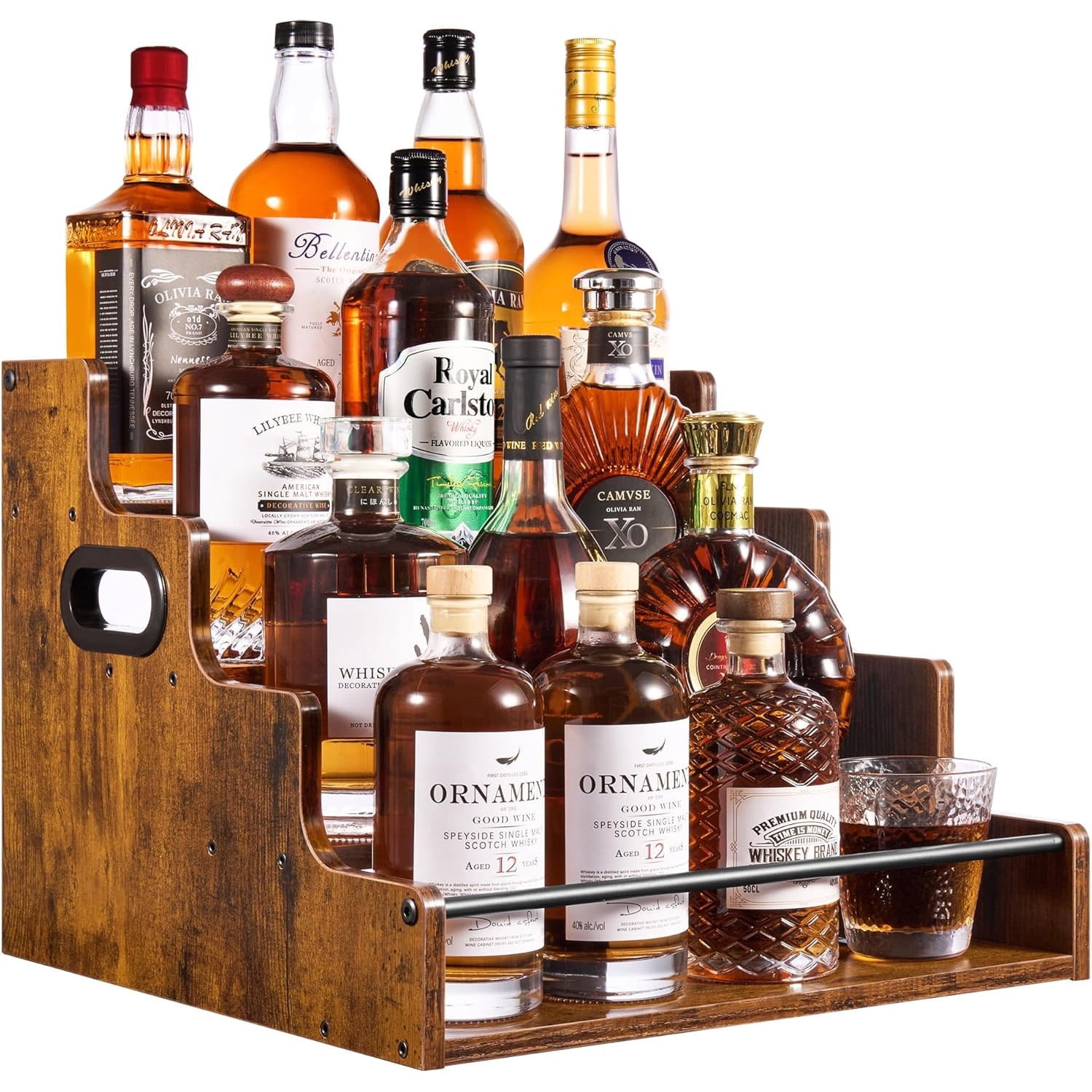 Wine Beer Spirits - Liquor Bottle Display Shelf, Coffee Syrup
