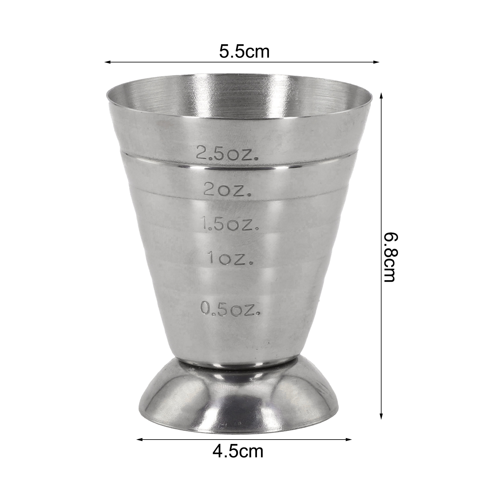 75ml Stainless Steel Drink Mea - Spirit Measure Jigger recensione e prezzo