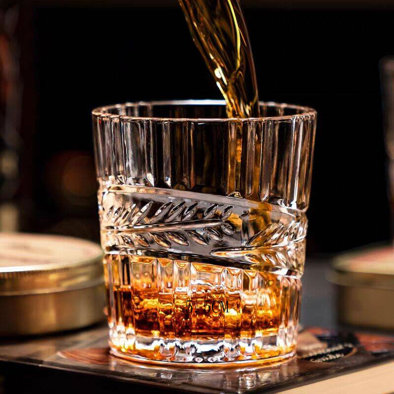 Embossed Whiskey Glass High-Qu - Wine Beer Spirits recensione e prezzo