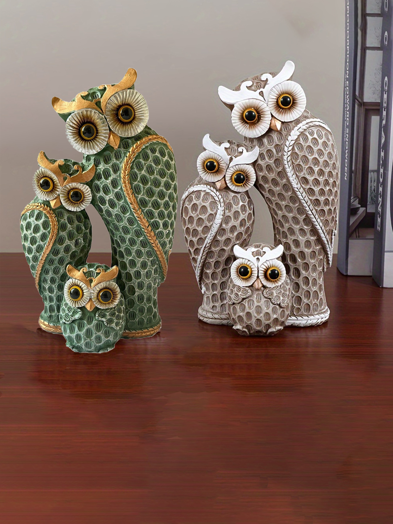 1pc Resin Owl Family Animal De - Wine Beer Refrigerator recensione e prezzo