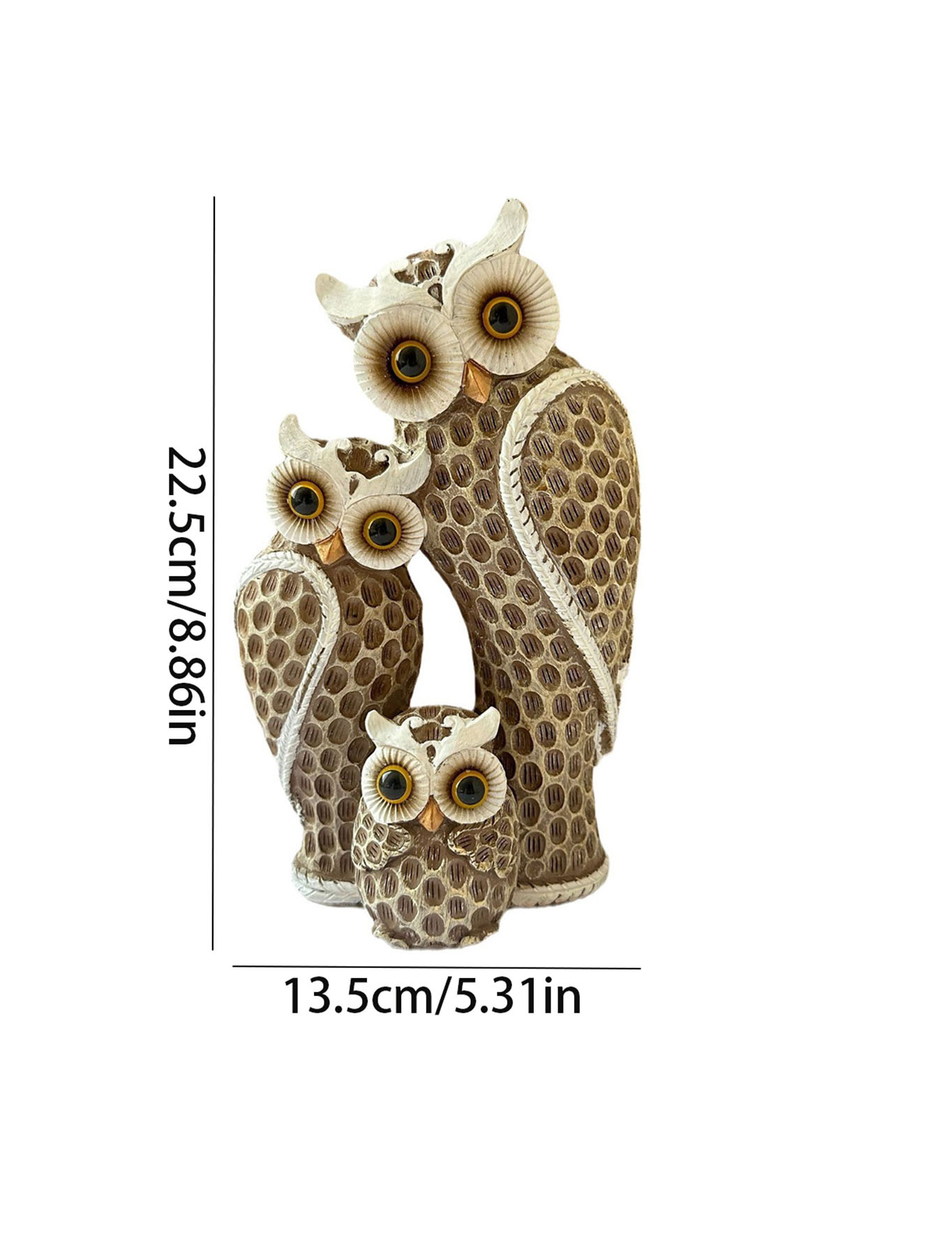 1pc Resin Owl Family Animal De - Wine Beer Refrigerator recensione e prezzo
