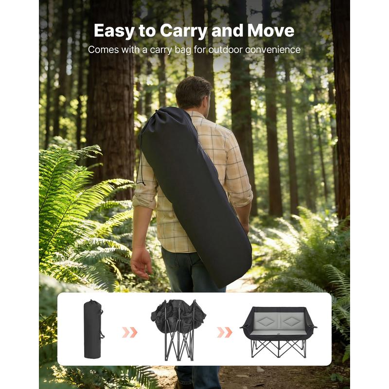 Double Camping Chair, Oversize - Wine Bag Carry Two recensione e prezzo
