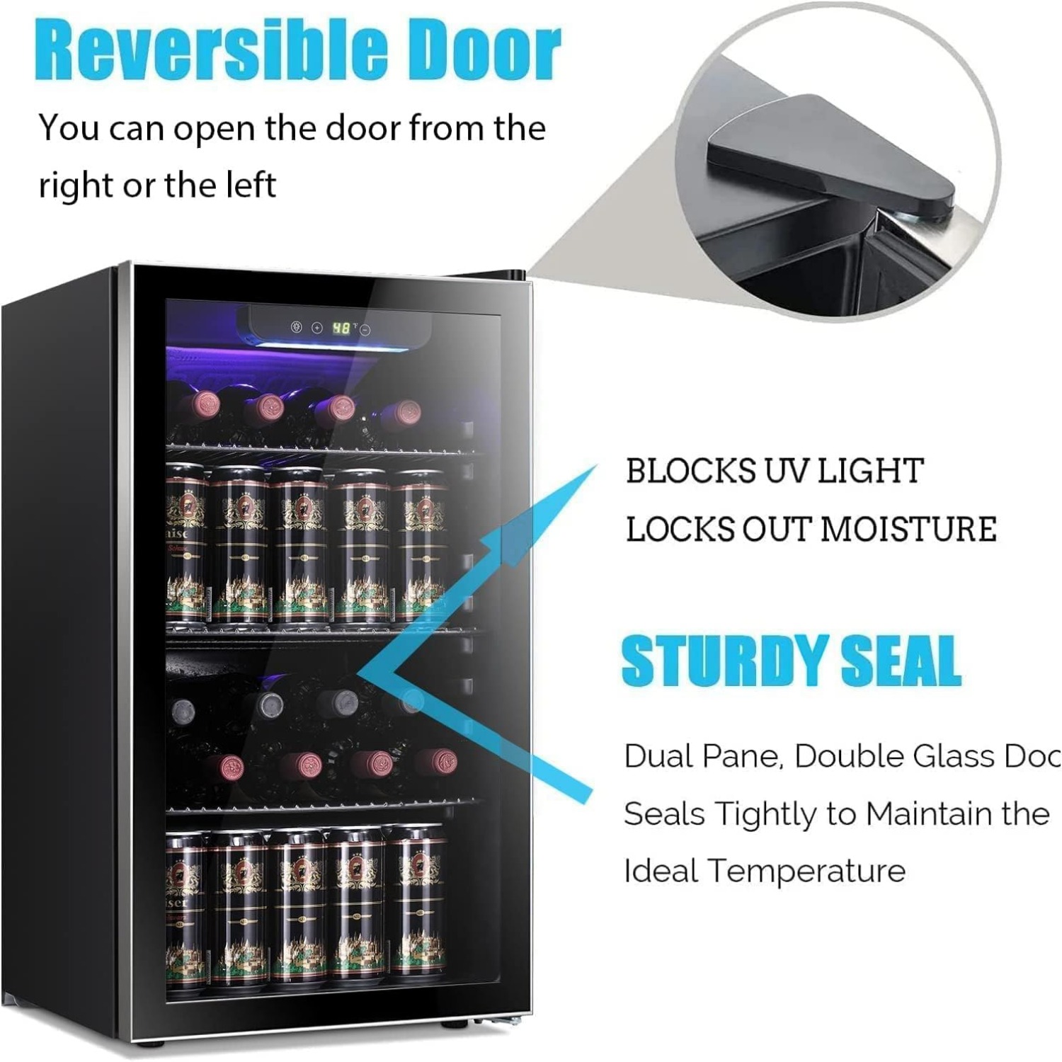 26 Bottle & 130 Can Wine & Bev - Wine Beer Refrigerator recensione e prezzo