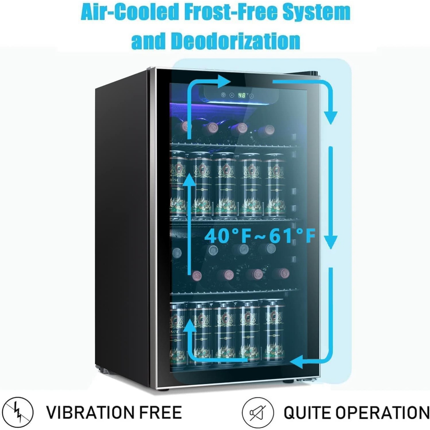 26 Bottle & 130 Can Wine & Bev - Wine Beer Refrigerator recensione e prezzo