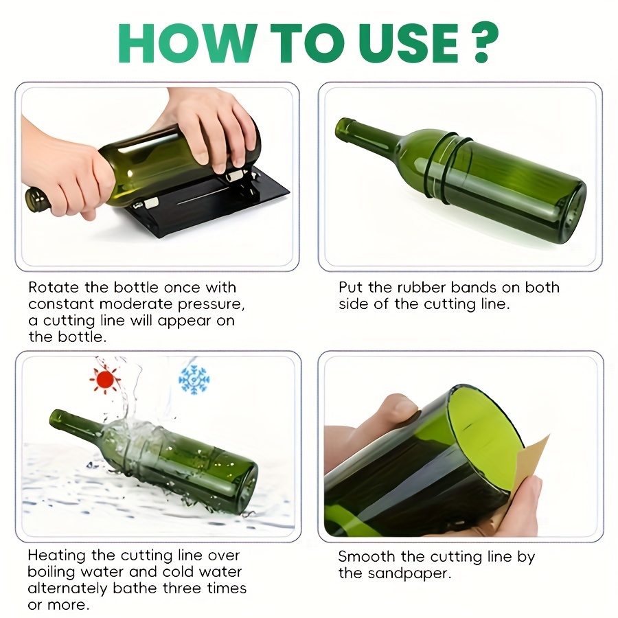Adjustable Glass Bottle Cutter - Beer Wine Kit recensione e prezzo