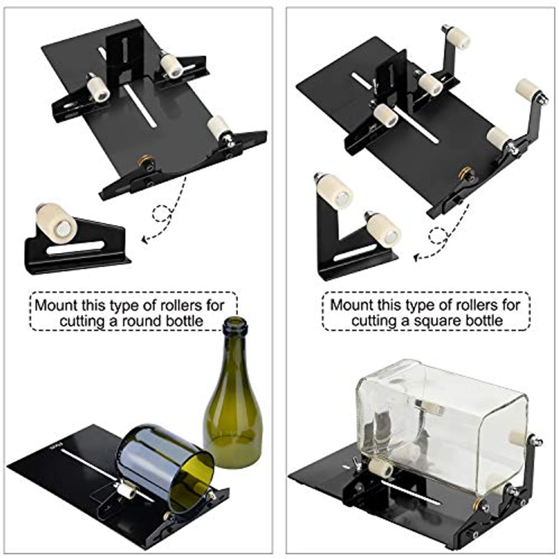 Glass Bottle Cutter, Square &  - Beer Wine Kit recensione e prezzo