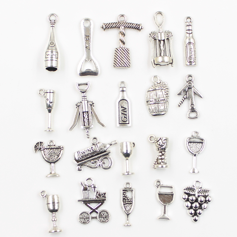 30pcs Charms Beer Barrel Grape - Wine Like Beer recensione e prezzo