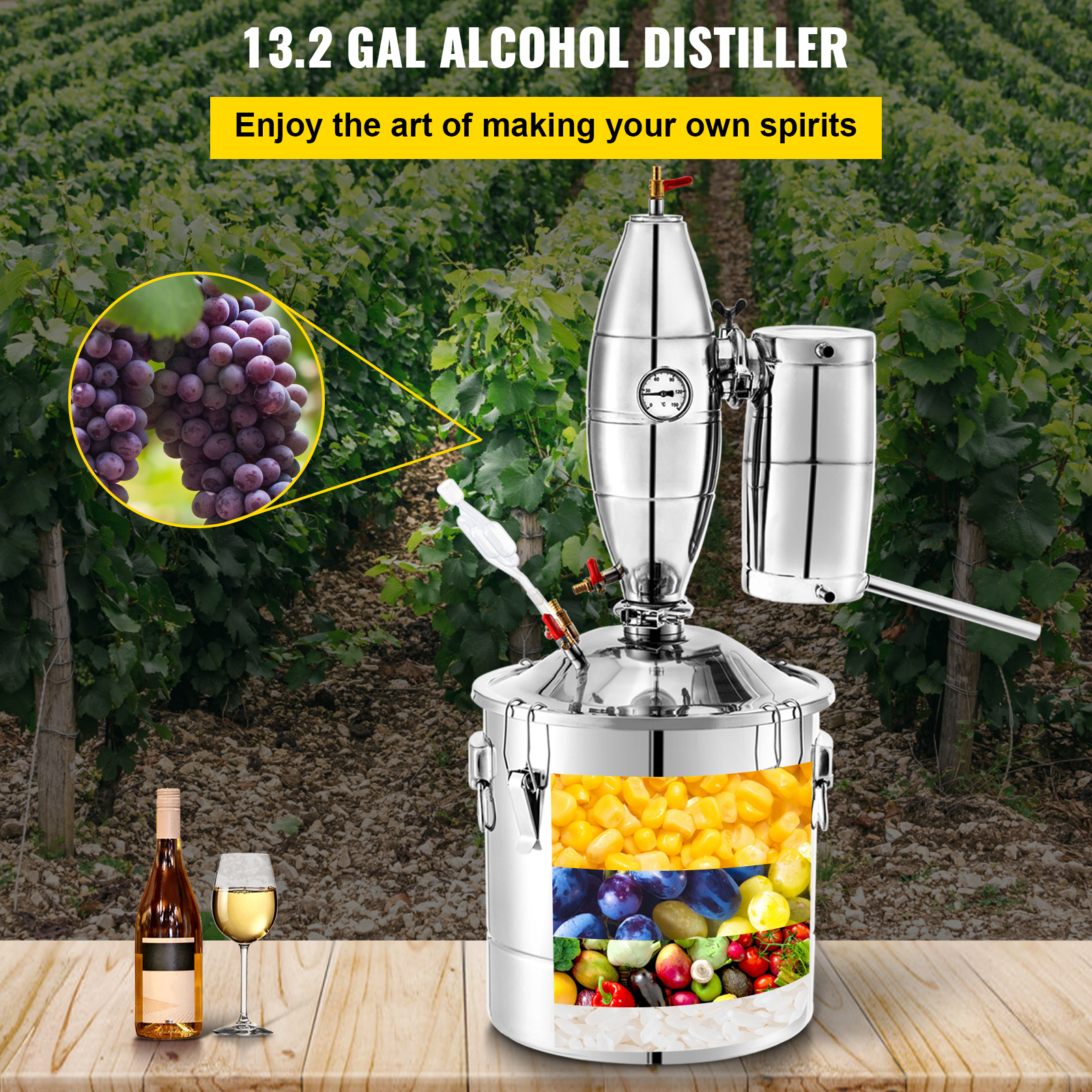20L 30L 50L 70L Alcohol Distil - Beer Wine Kit recensione e prezzo
