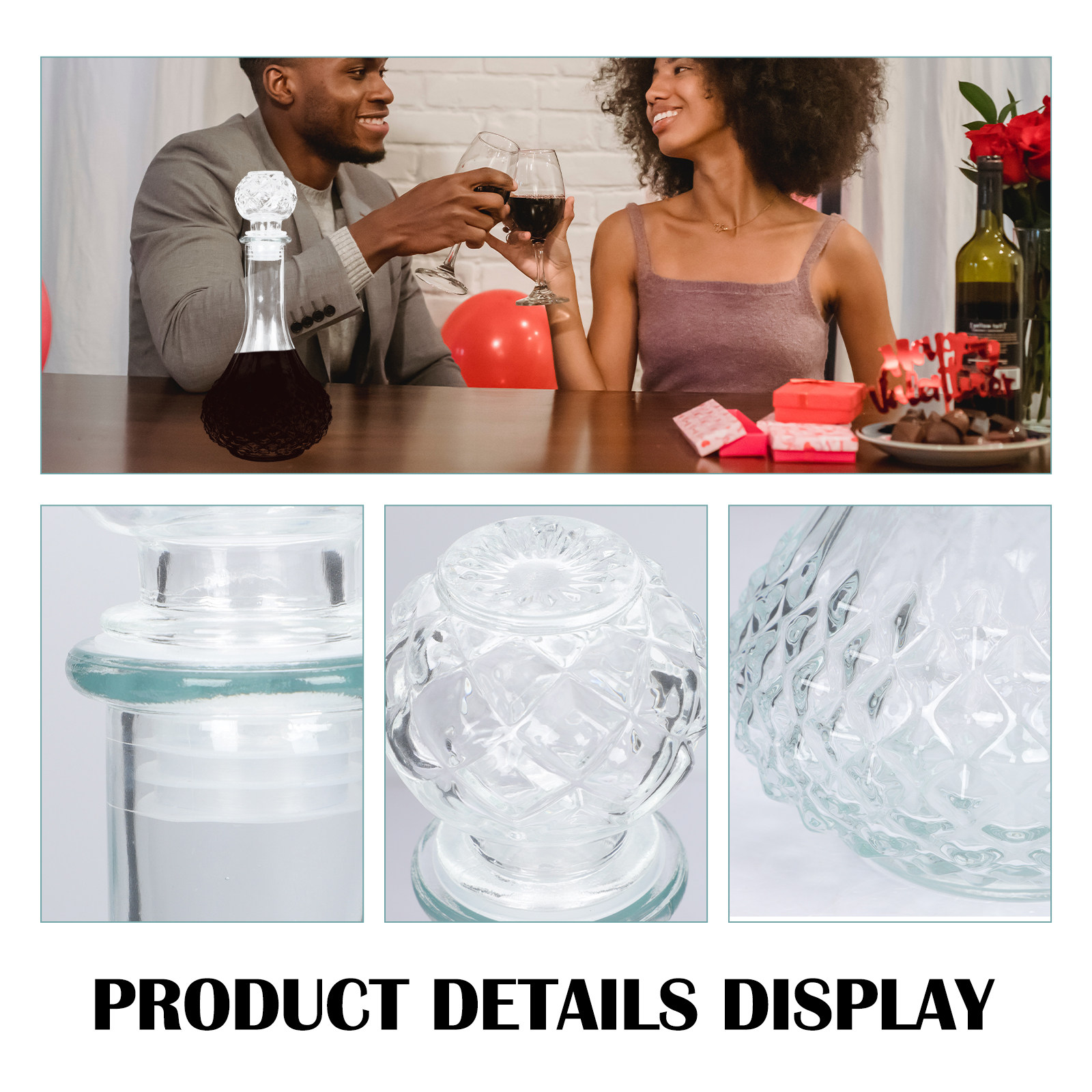 Thick Premium Glass Wine Decan - Wine Aerator Pour recensione e prezzo