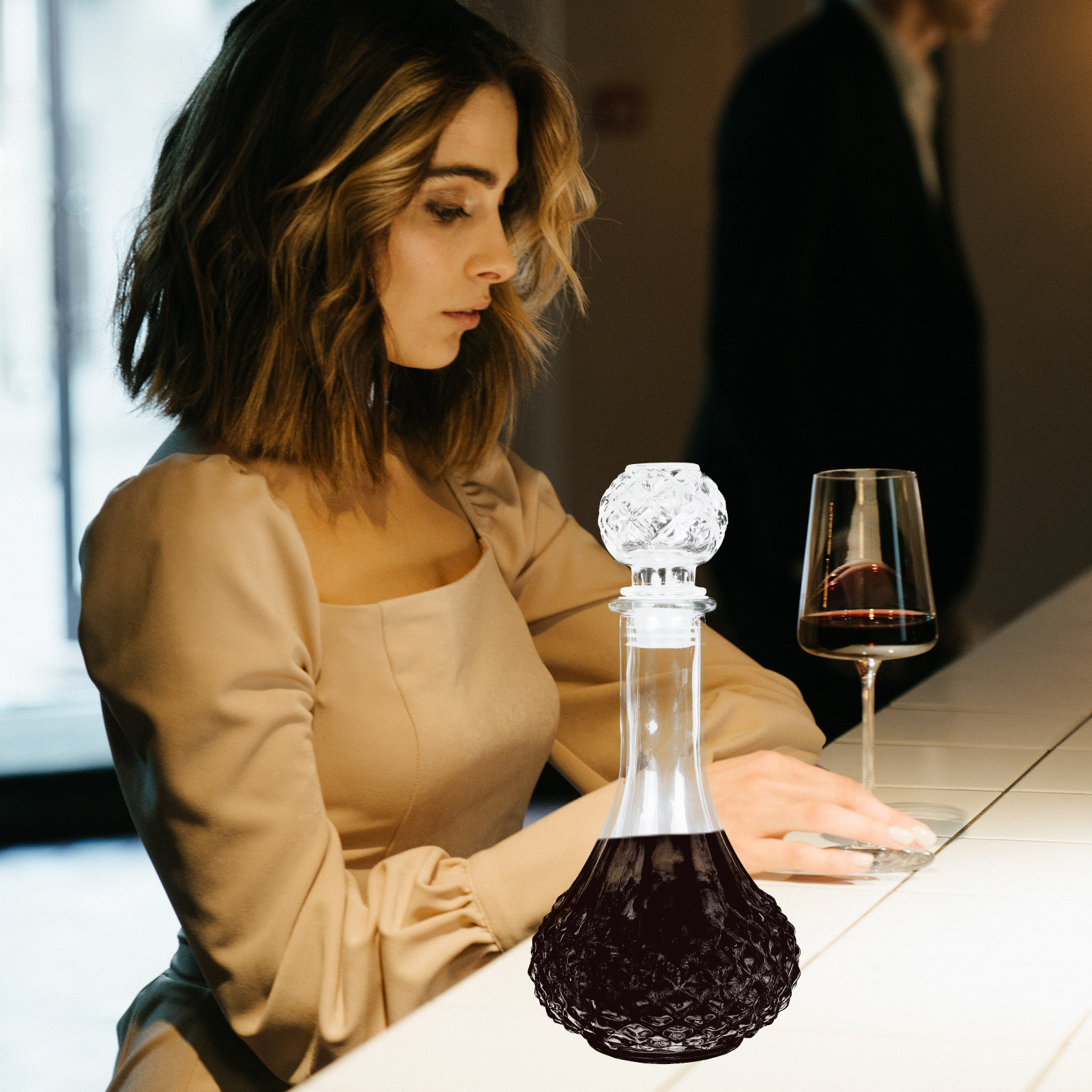 Thick Premium Glass Wine Decan - Wine Aerator Pour recensione e prezzo