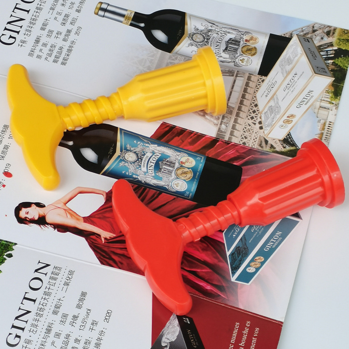 Red Wine Bottle Opener, Wine B - Wine In Beer Bottle recensione e prezzo
