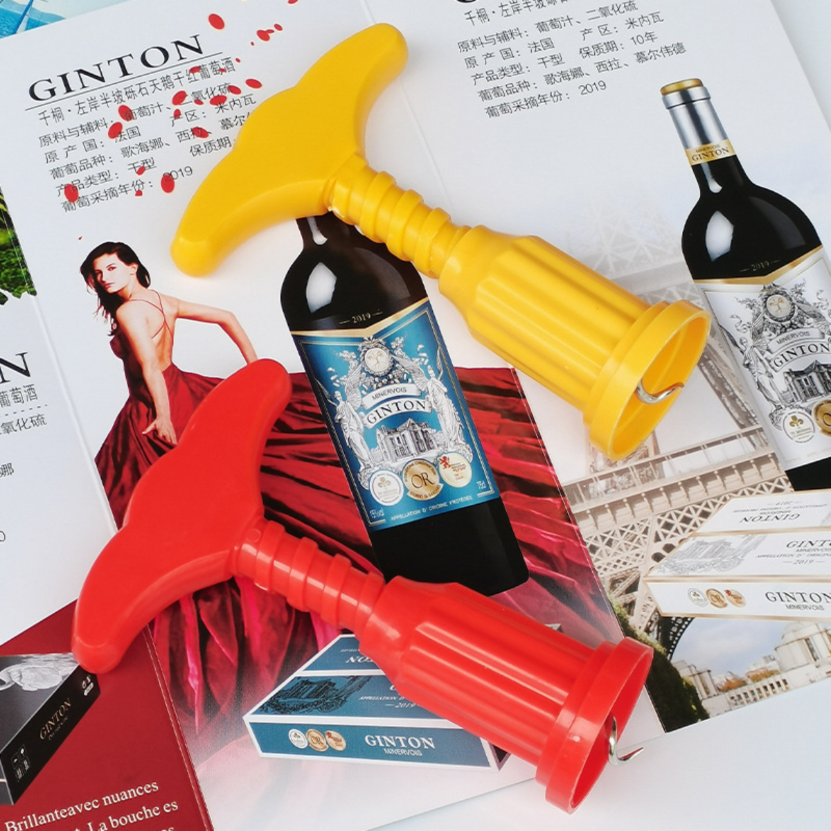 Red Wine Bottle Opener, Wine B - Wine In Beer Bottle recensione e prezzo