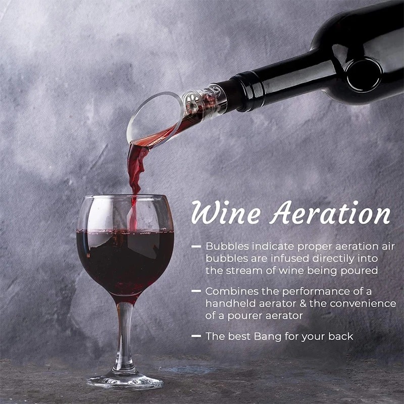 Wine Aerator Acrylic Bottle St - Wine Aerator Pour recensione e prezzo