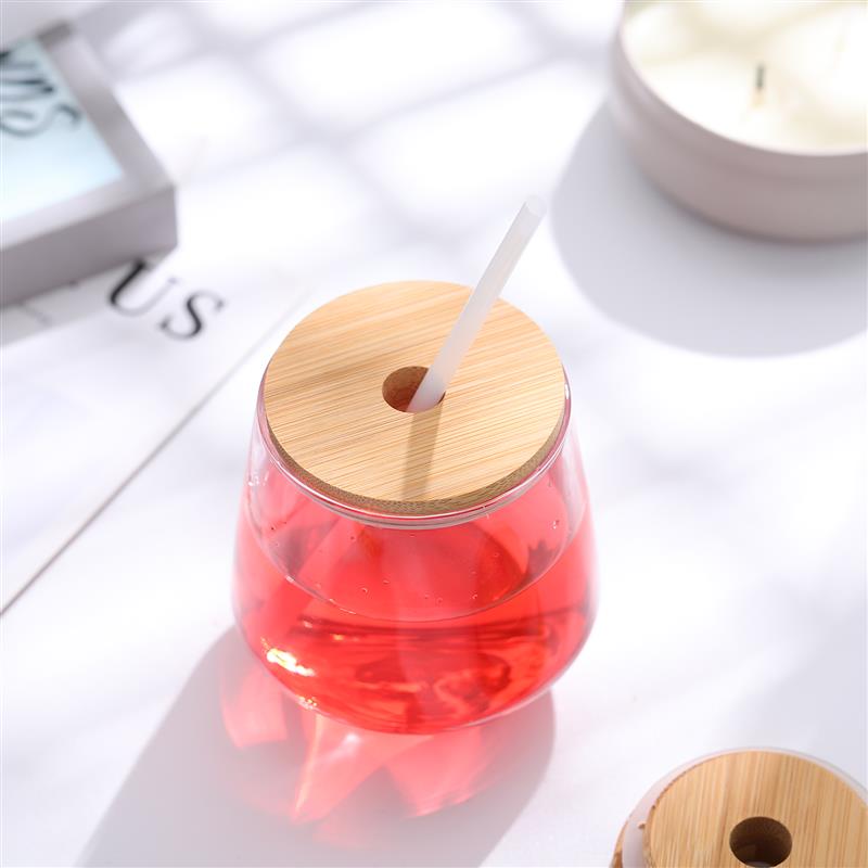 Jar Lids Straw Lid With Glass  - Wine Beer Spirits recensione e prezzo