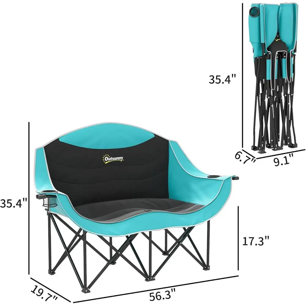 Two-Person Padded Folding Camp - Wine Bag Carry Two recensione e prezzo