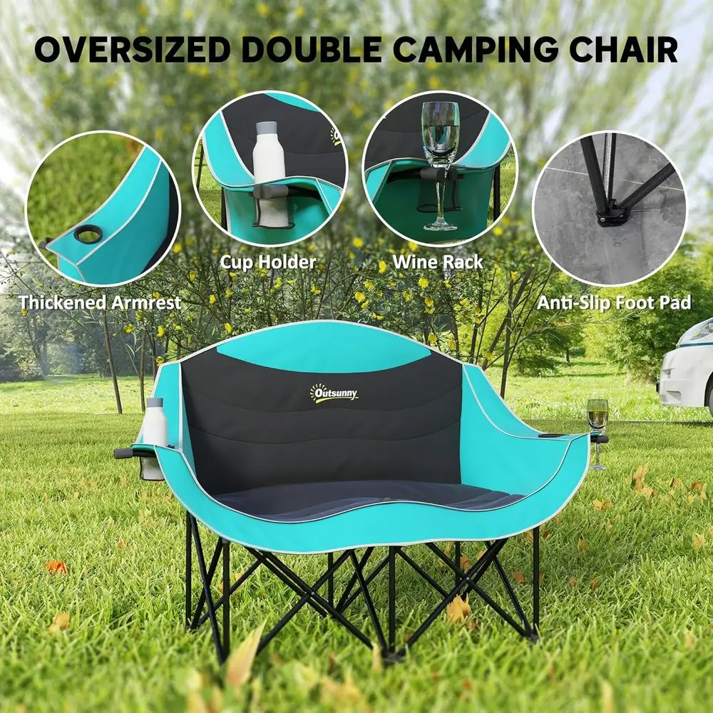 Two-Person Padded Folding Camp - Wine Bag Carry Two recensione e prezzo
