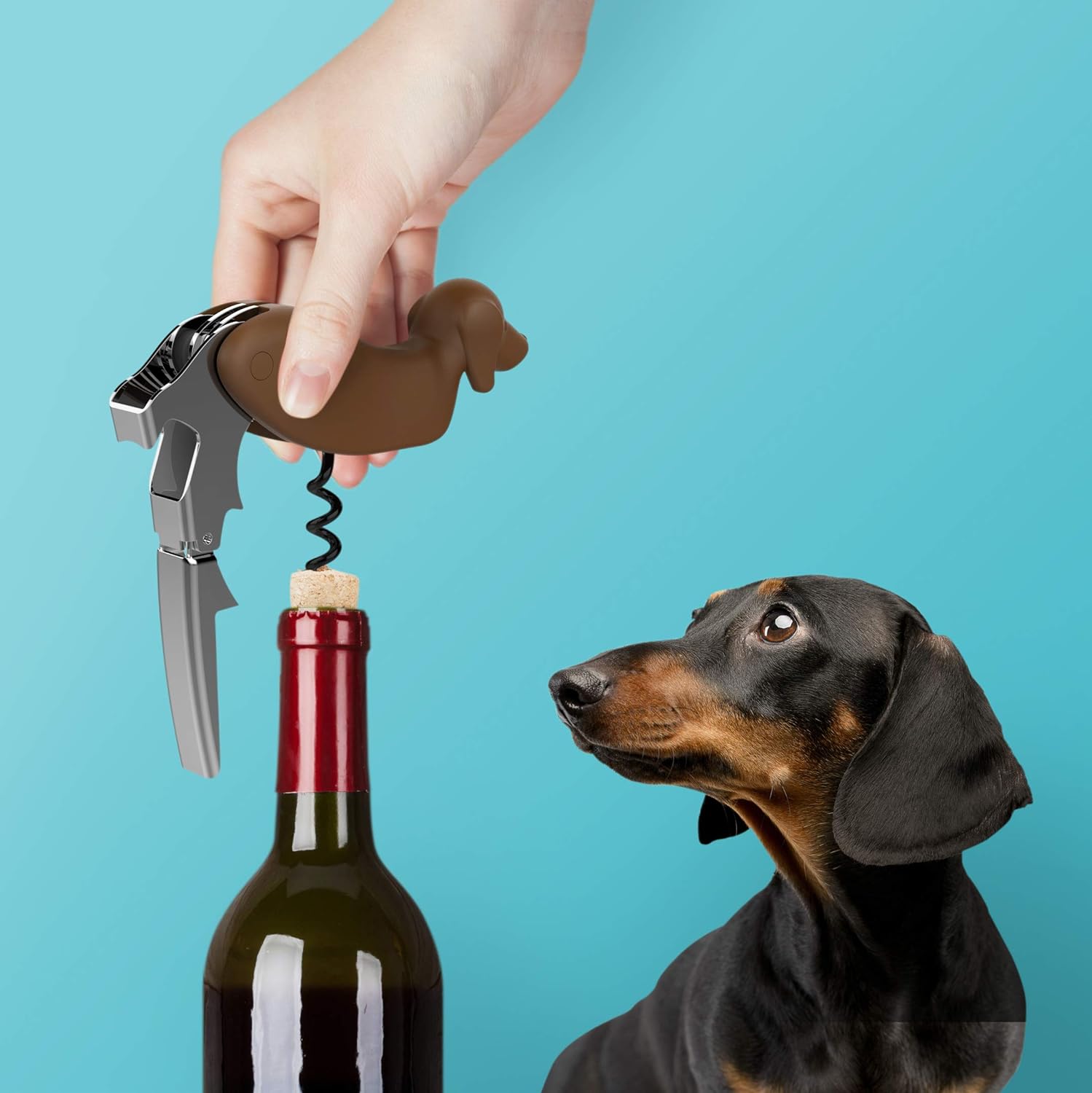 Dog Wine Bottle Opener Corkscr - Wine In Beer Bottle recensione e prezzo