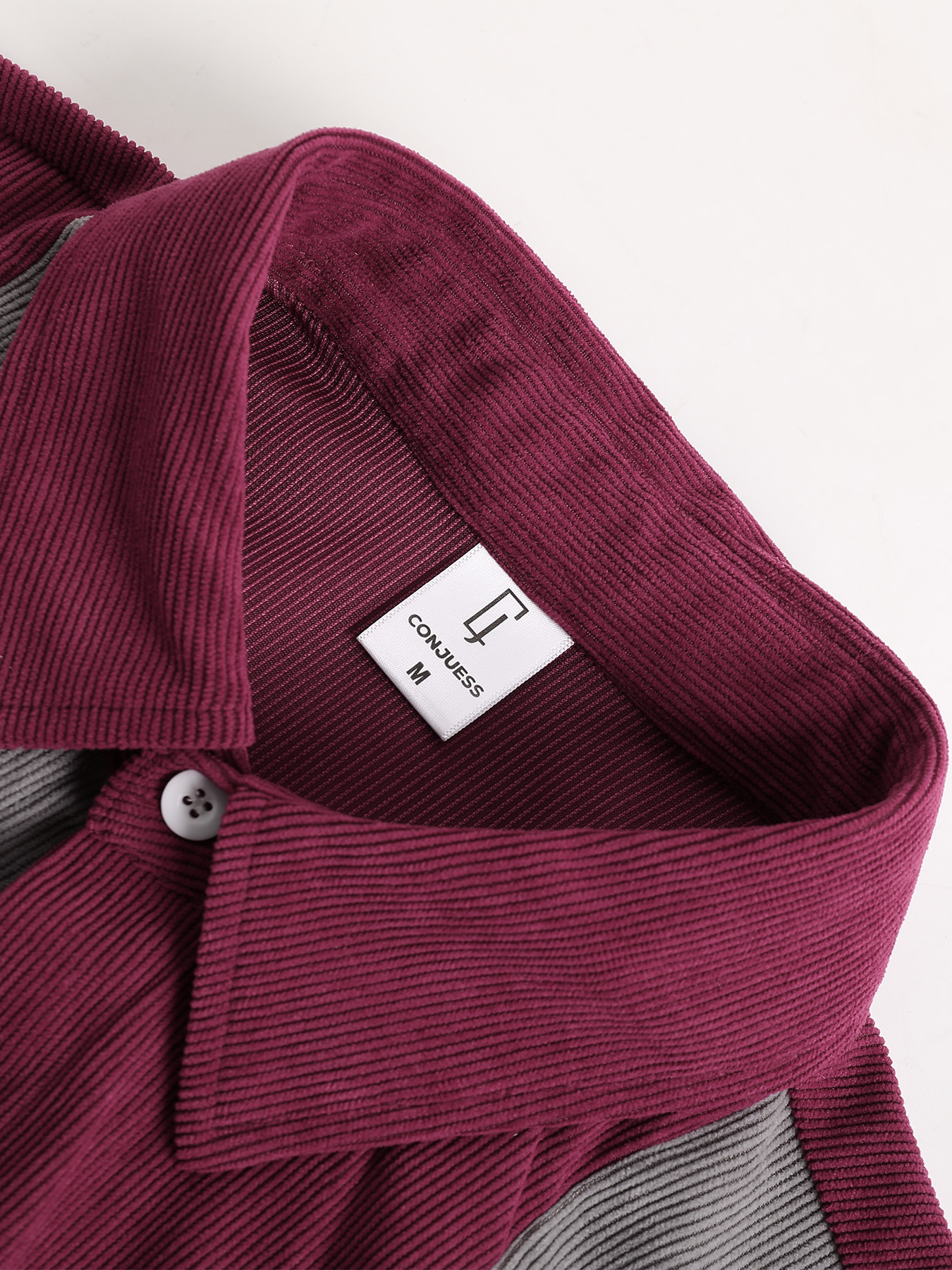 Men's Wine Red & Gray Color Bl - Wine & Beer Emporium recensione e prezzo