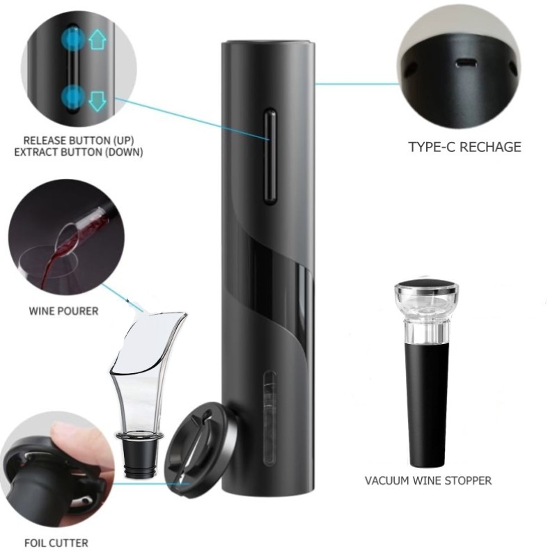 Rechargeable Multifunction Ele - Wine In Beer Bottle recensione e prezzo