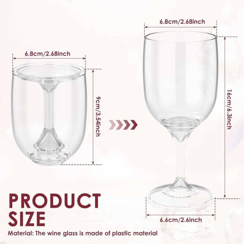 Folding Wine Glass Transparent - Wine & Beer Emporium recensione e prezzo