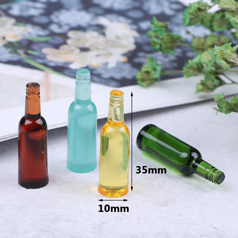 6pcs 1:12 Dollhouse Miniature  - Wine In Beer Bottle recensione e prezzo