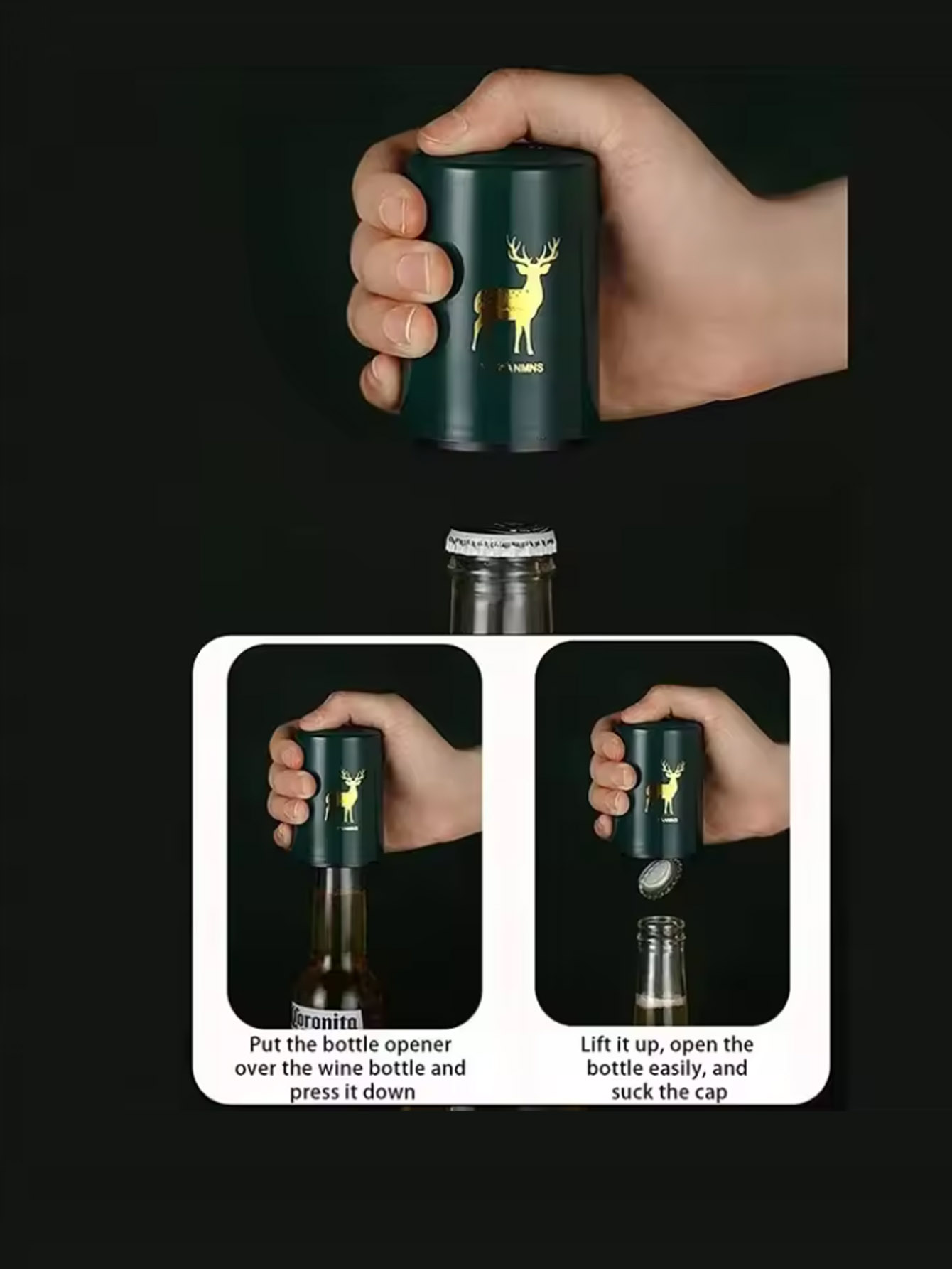 1Pcs Automatic Beer Bottle Ope - Wine In Beer Bottle recensione e prezzo