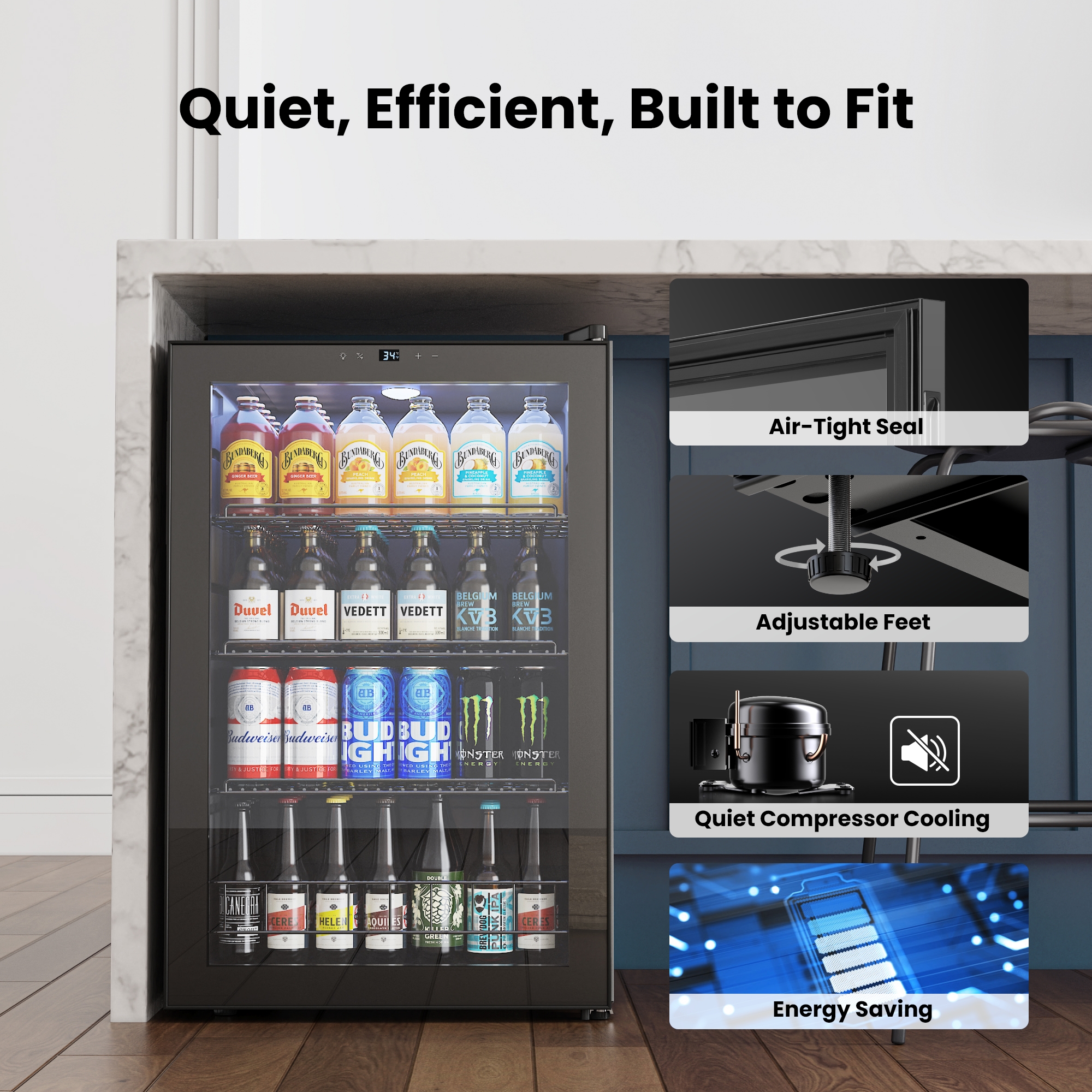 Mini Glass Door Beverage Coole - Wine Beer Cooler Direct recensione e prezzo