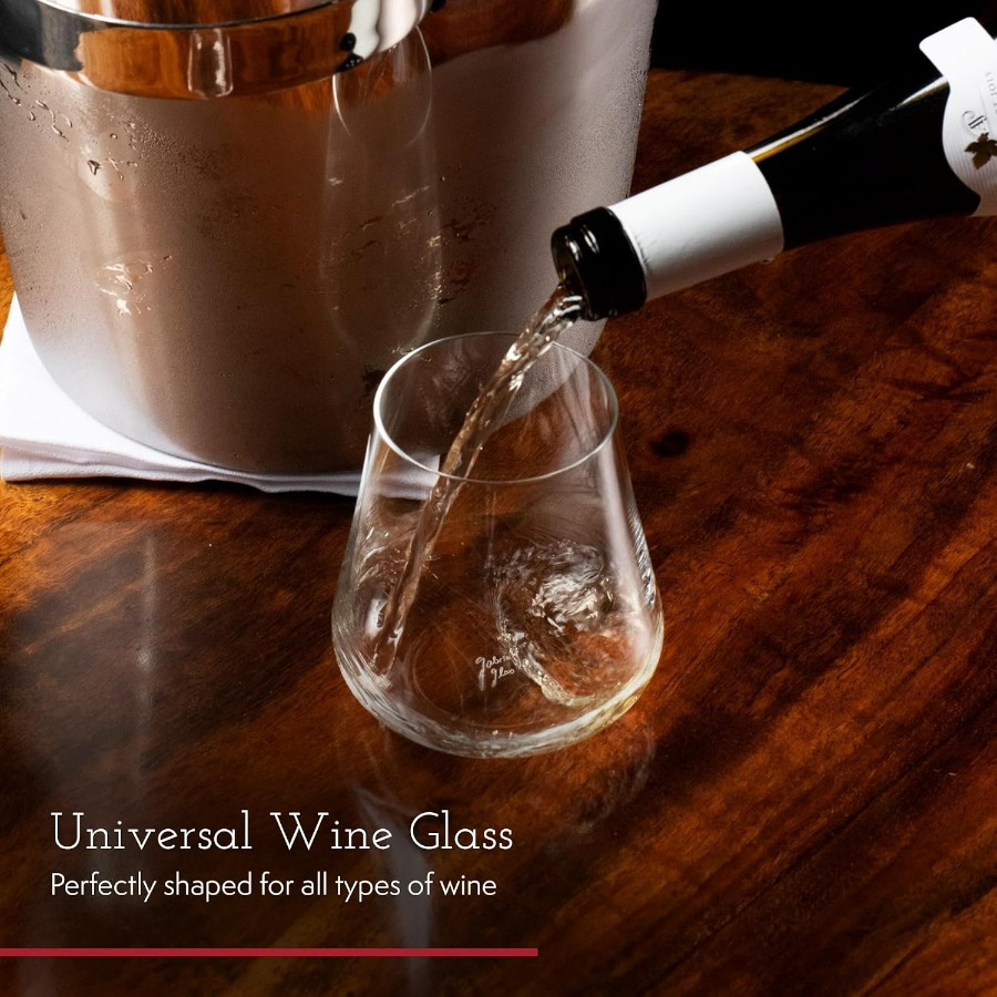 Stemless Crystal Wine Glasses  - Wine In Beer Glass recensione e prezzo