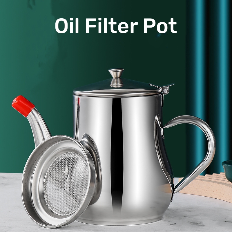 Filter Oil Pot Stainless Steel - Wine Aerator Pour recensione e prezzo