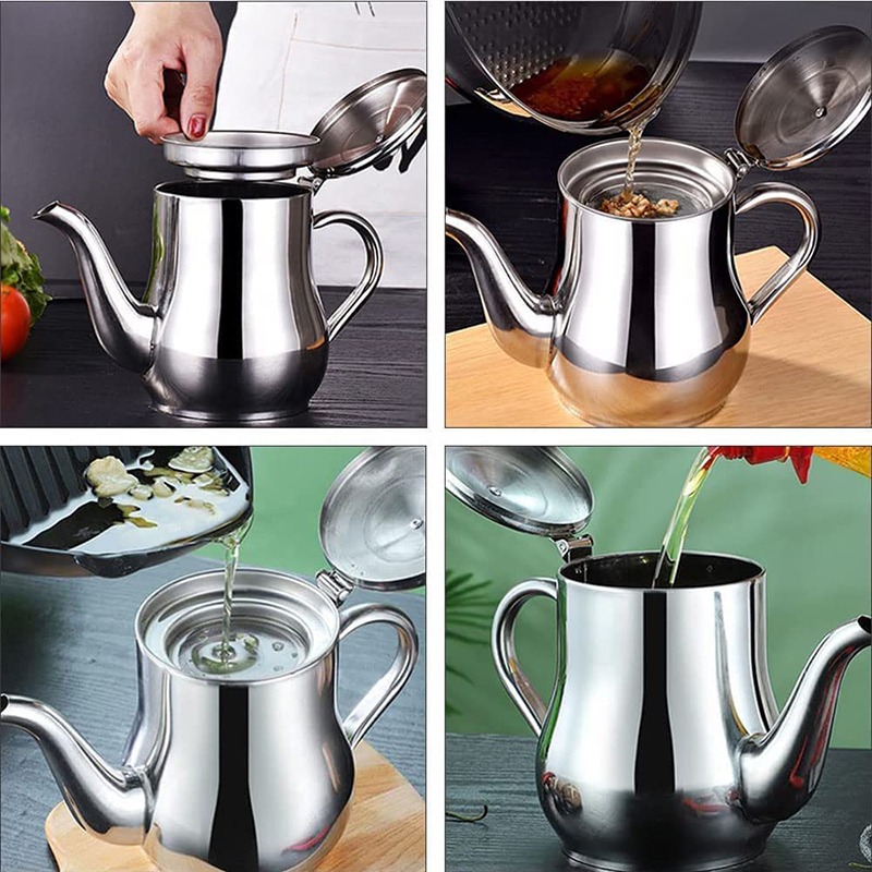Filter Oil Pot Stainless Steel - Wine Aerator Pour recensione e prezzo
