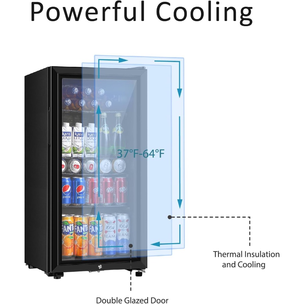 Beverage Refrigerator, Three P - Wine Beer Refrigerator recensione e prezzo