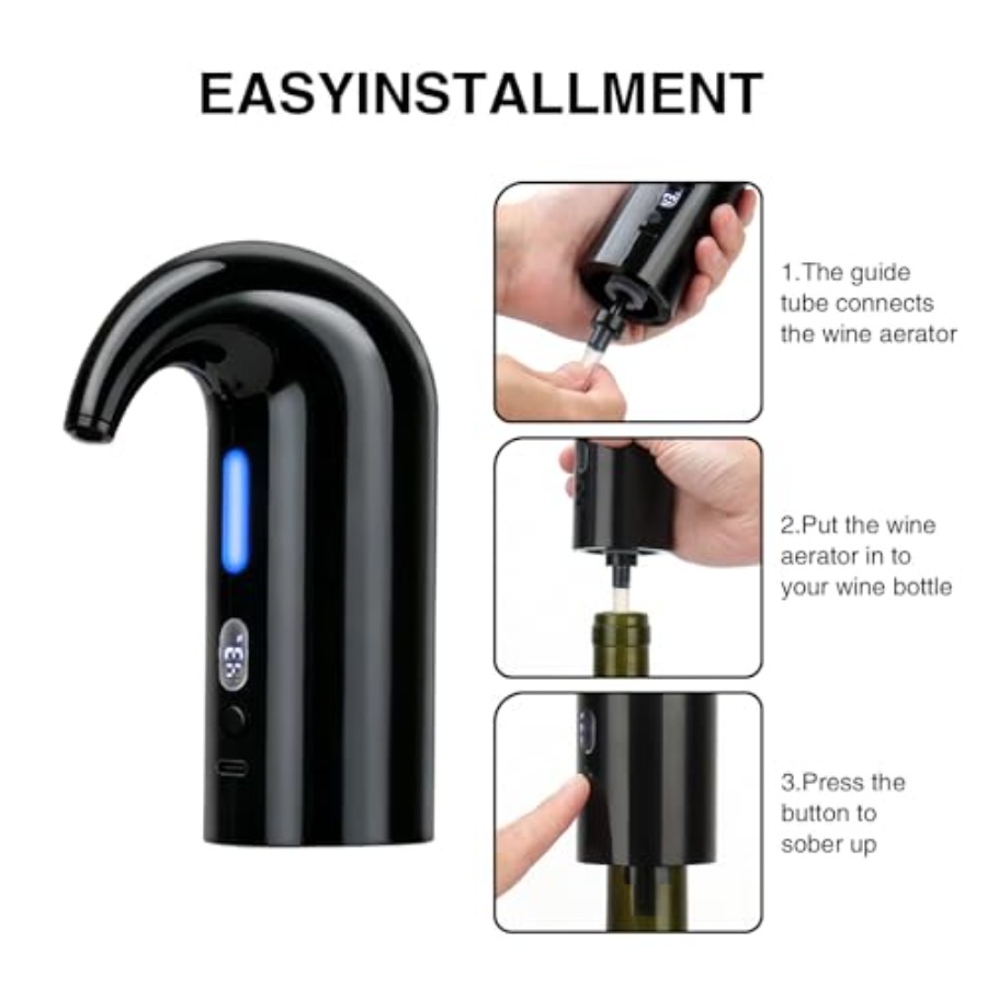 Electric Wine Aerator Dispense - Wine Aerator Pour recensione e prezzo