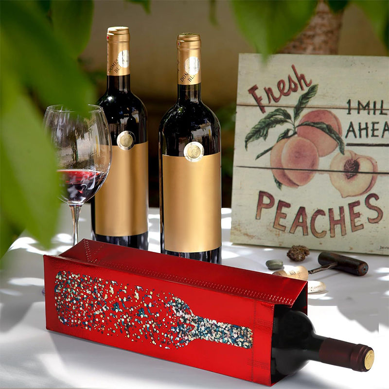 Wine Bag Non-Woven Fabric Tote - Wine Beer Refrigerator recensione e prezzo