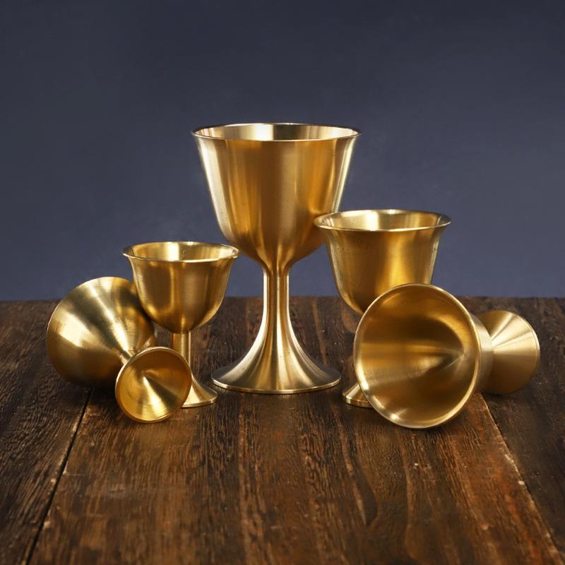New 1pcs S/M/L Vintage Brass M - Wine In Beer Glass recensione e prezzo