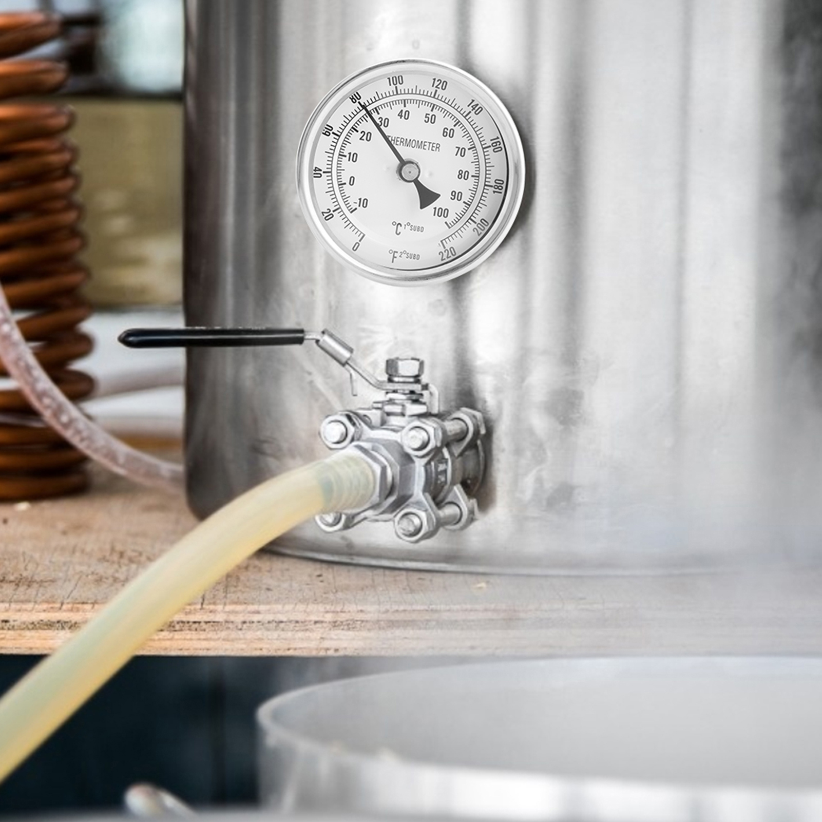 Weldless Bi metal Thermometer  - Beer Wine Kit recensione e prezzo