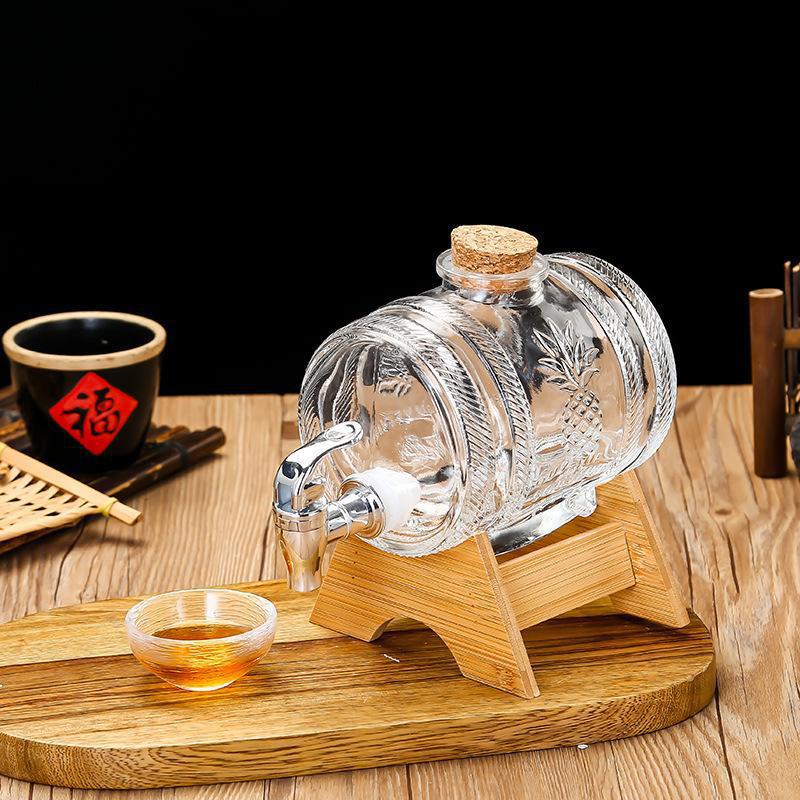 1L Glass Whiskey Barrel Wine B - Wine Beer Spirits recensione e prezzo