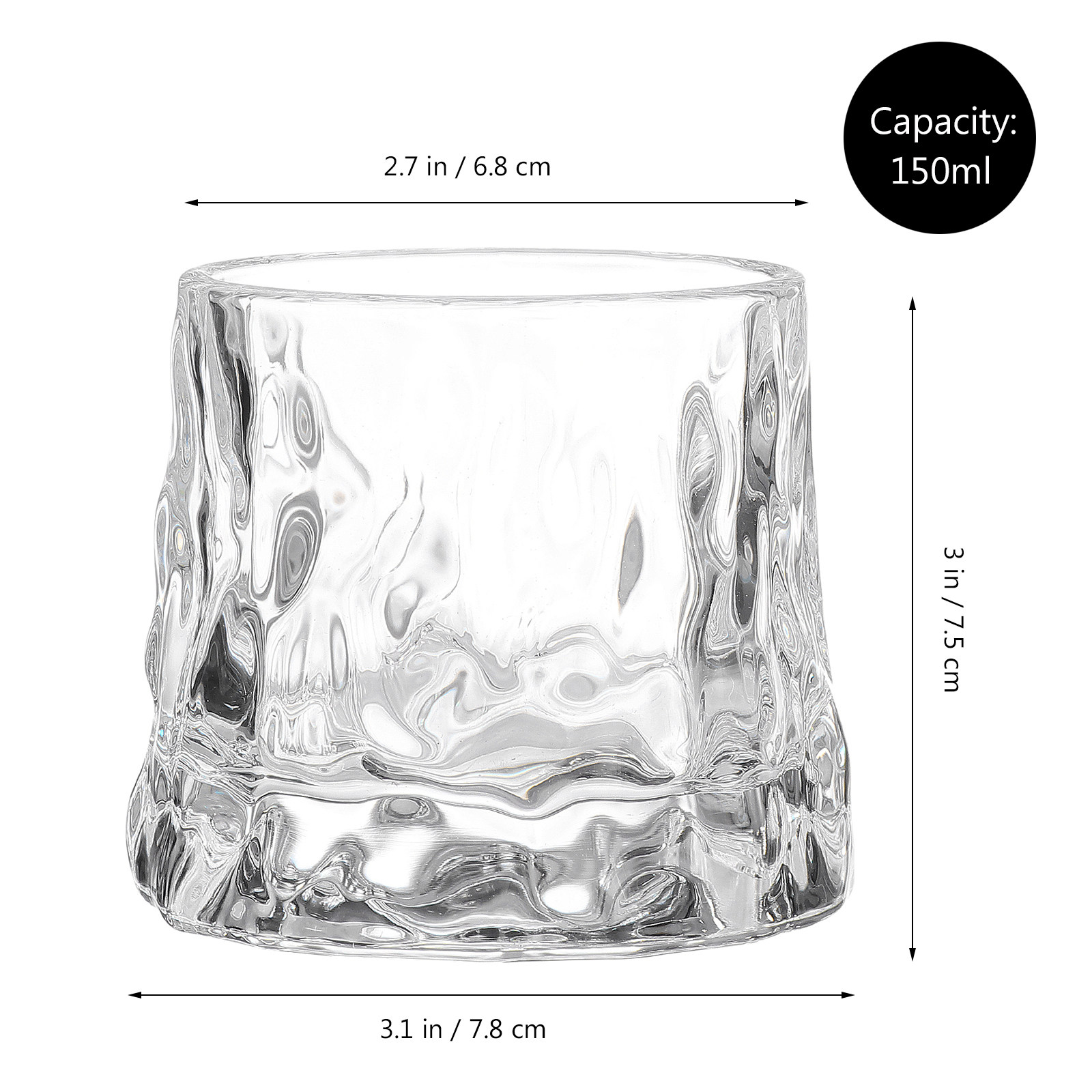 1Pcs Hammered Wine Glass Cup P - Wine In Beer Glass recensione e prezzo