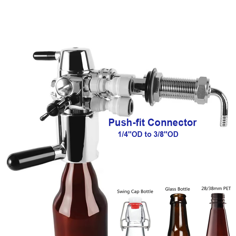 No Foam Beer Bottle Filler & P - Wine Beer Spirits recensione e prezzo