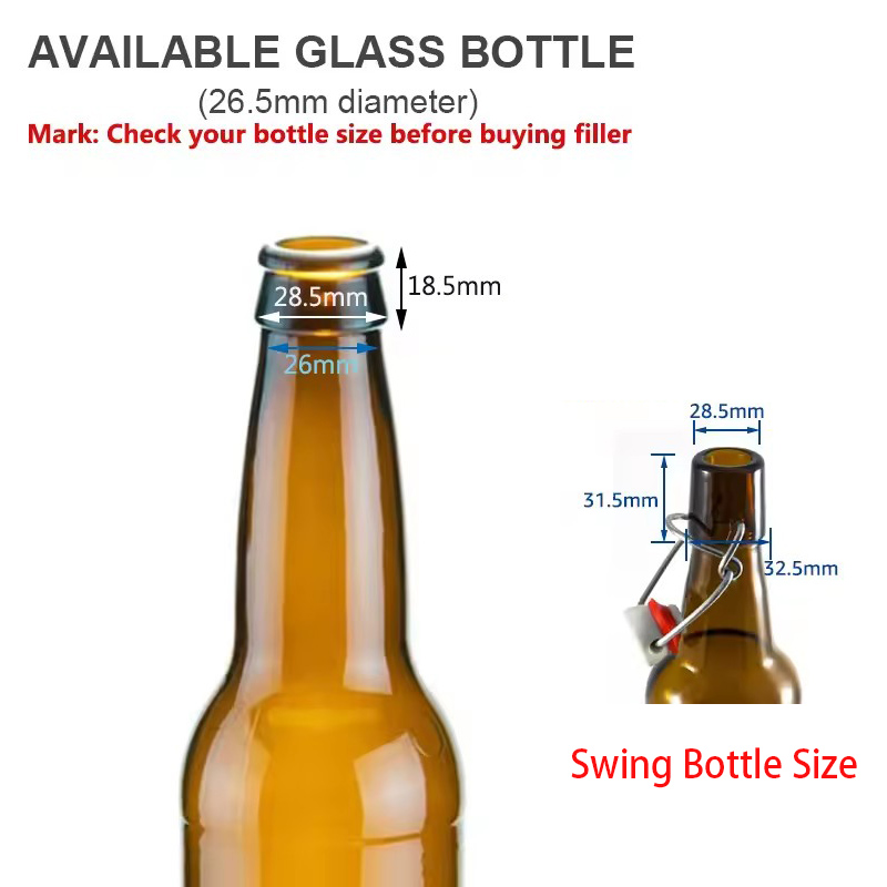 No Foam Beer Bottle Filler & P - Wine Beer Spirits recensione e prezzo
