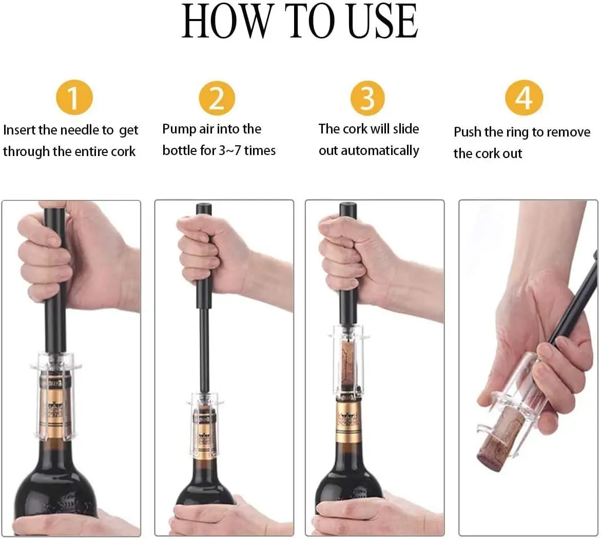 Air Pump Wine Bottle Opener Ai - Wine In Beer Bottle recensione e prezzo