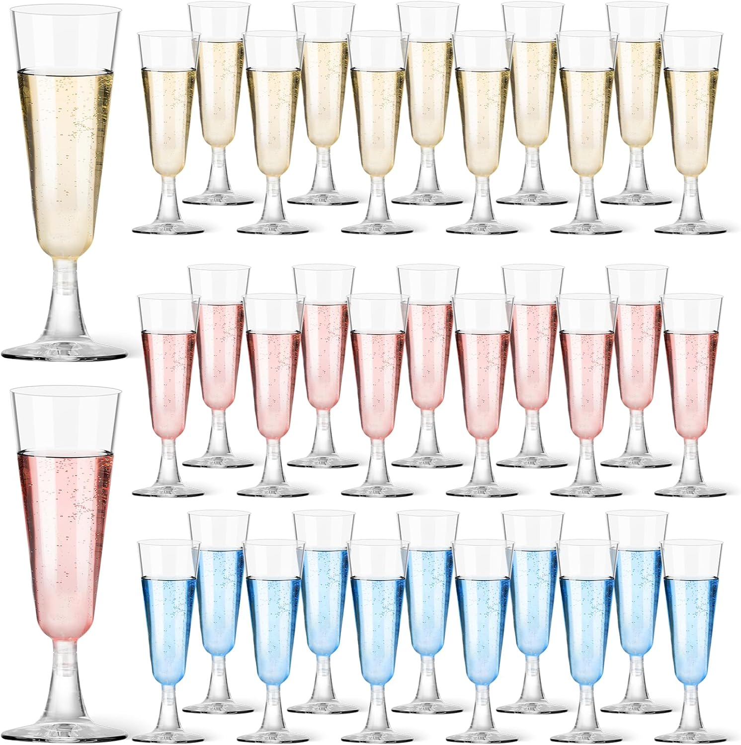 Plastic Champagne Flutes 40 Pa - Wine & Beer Emporium recensione e prezzo