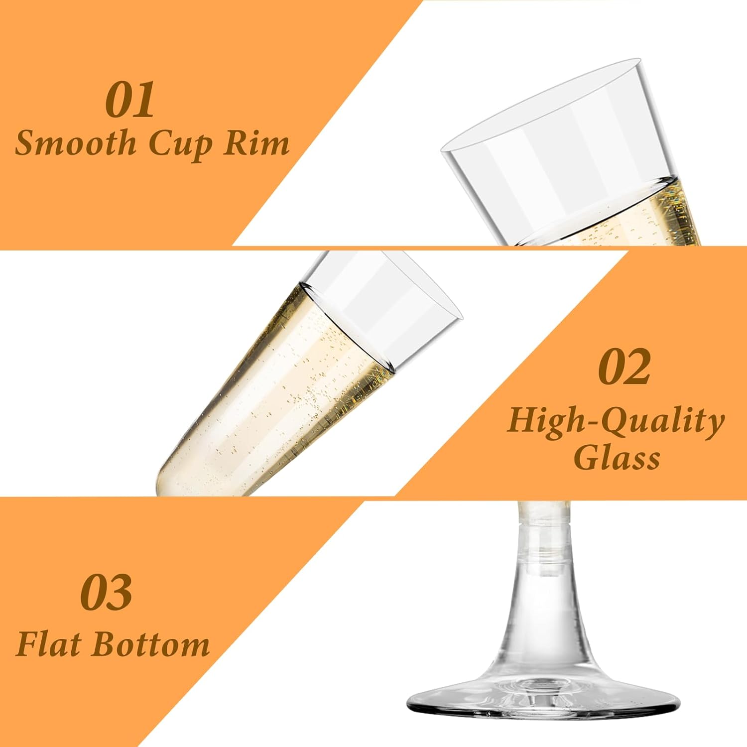 Plastic Champagne Flutes 40 Pa - Wine & Beer Emporium recensione e prezzo